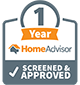 1 Year HomeAdvisor - Screened & Approved